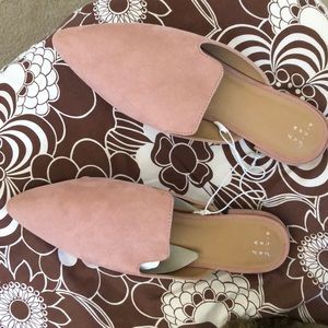 Adorable blush flats